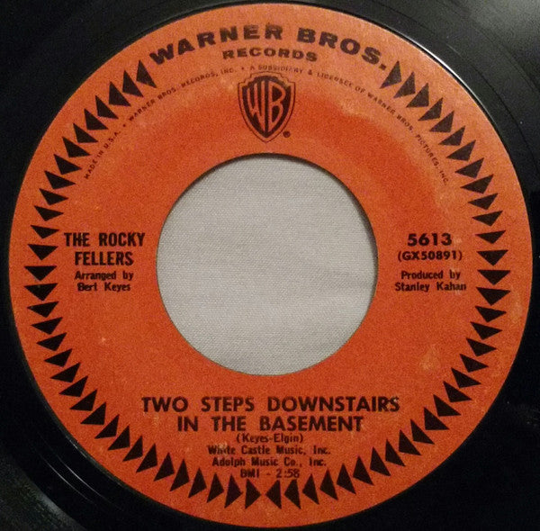 The Rocky Fellers : Rented Tuxedo / Two Steps Downstairs In The Basement (7", Single)
