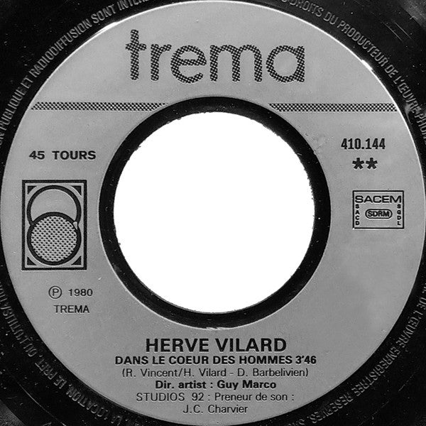 Hervé Vilard : Reviens (7", Single, Sil)