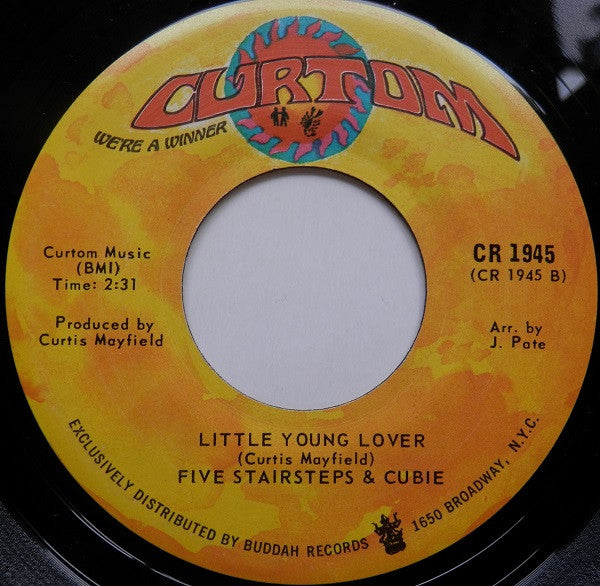 Five Stairsteps & Cubie* : We Must Be In Love / Little Young Lover (7", Single)