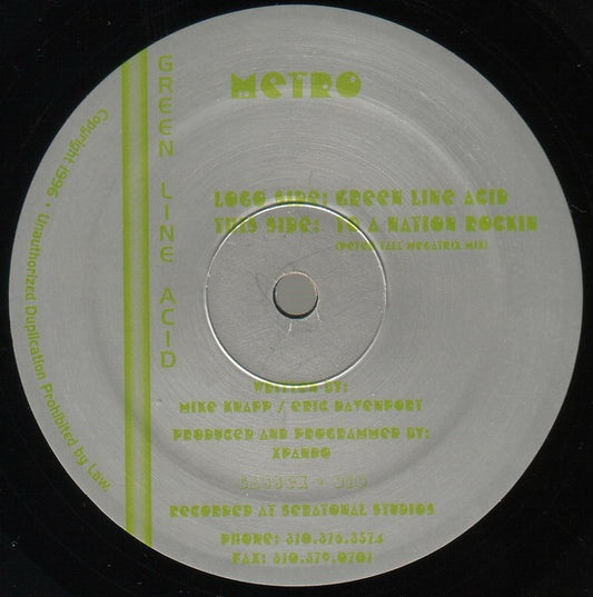 Metro L.A. : Green Line Acid (12")