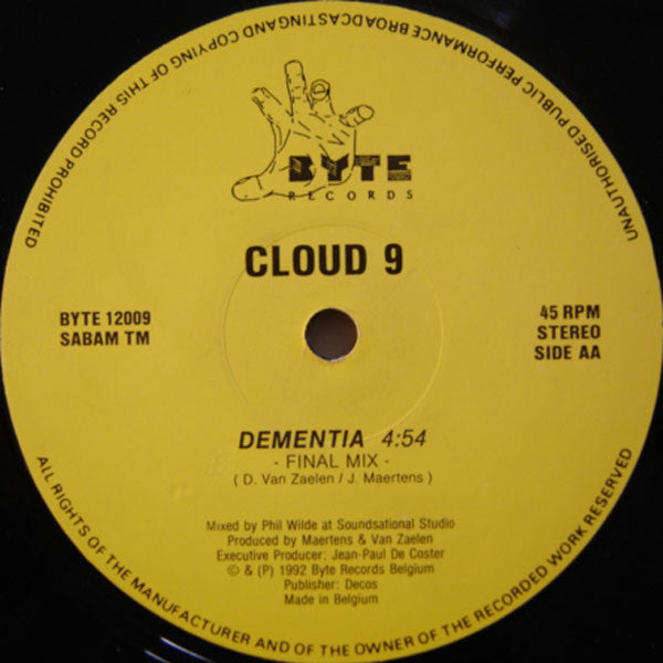 Cloud 9 (2) : Dementia (12")