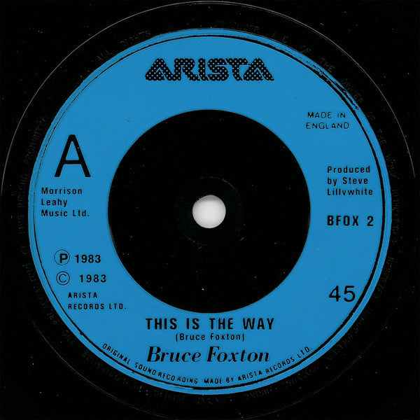 Bruce Foxton : This Is The Way (7")