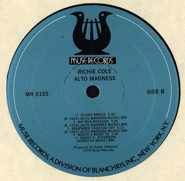 Richie Cole : Alto Madness (LP, Album)