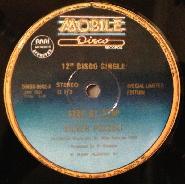 Silvio Pozzoli : Step By Step (12", Single, Ltd)