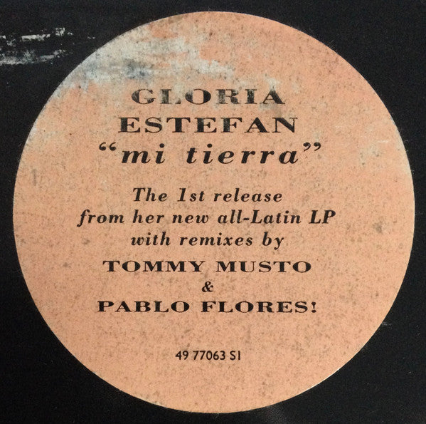 Gloria Estefan : Mi Tierra (12", Single)