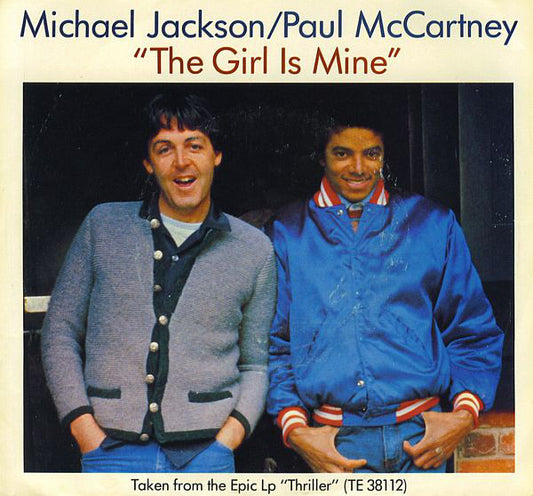 Michael Jackson / Paul McCartney : The Girl Is Mine (7", Single, Styrene, Ter)