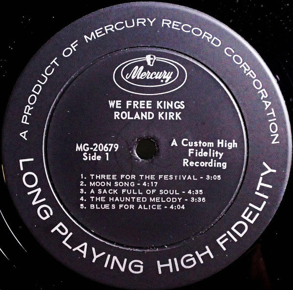 Roland Kirk : We Free Kings (LP, Album, Mono)