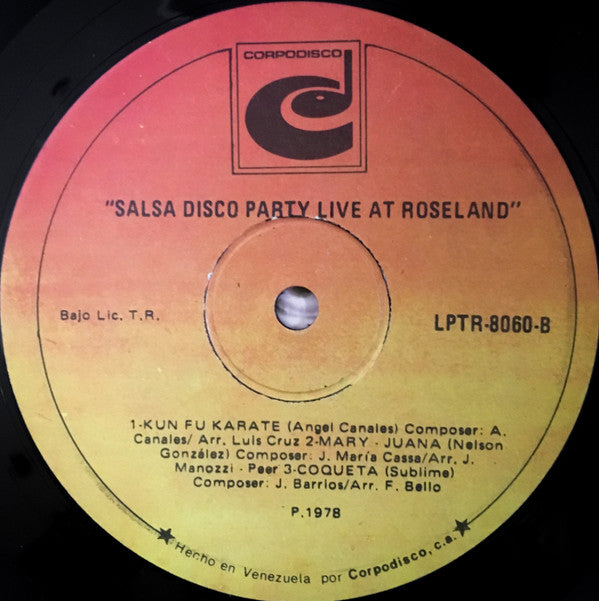 Various : Salsa Disco Party Live At Roseland (LP, Album, RE)