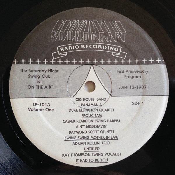 Various : The Saturday Night Swing Club Is On The Air - Volume I (LP, Album)