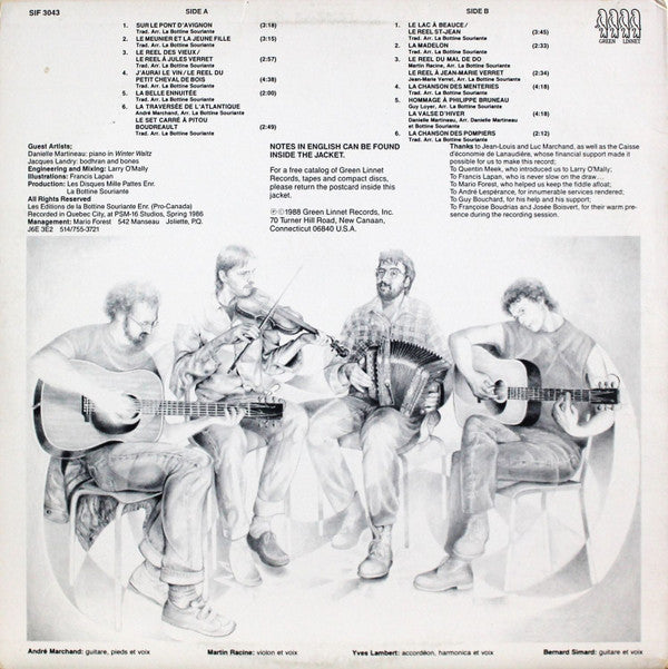 La Bottine Souriante : La Traversée De L'Atlantique (LP, Album)