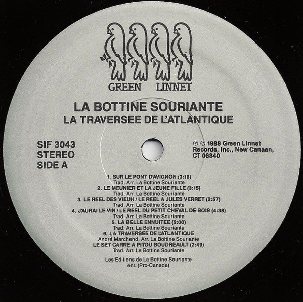 La Bottine Souriante : La Traversée De L'Atlantique (LP, Album)