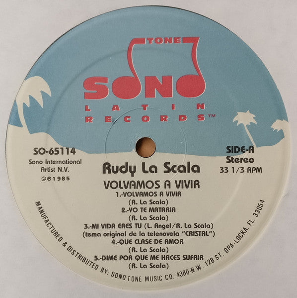 Rudy La Scala : Volvamos A Vivir  (LP, Album)
