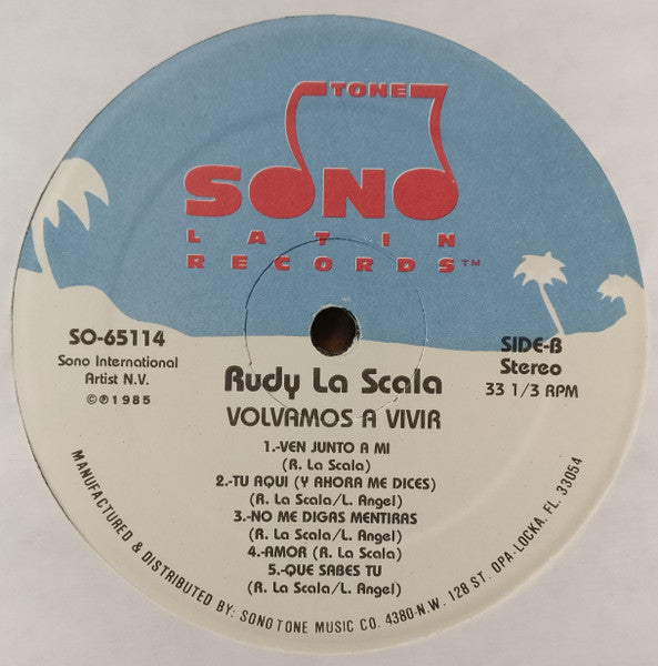 Rudy La Scala : Volvamos A Vivir  (LP, Album)