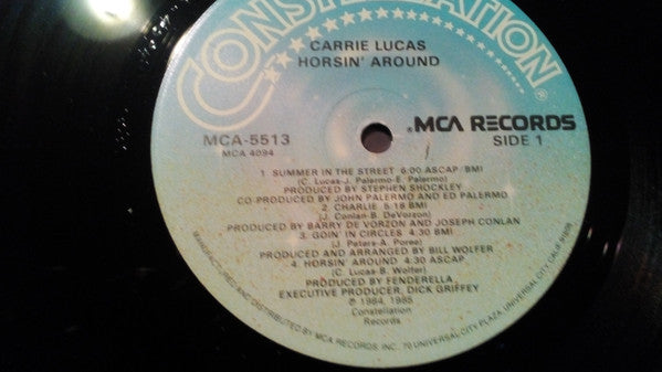 Carrie Lucas : Horsin' Around (LP, Album)
