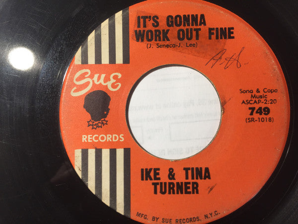 Ike & Tina Turner : It's Gonna Work Out Fine (7", Single, Mon)