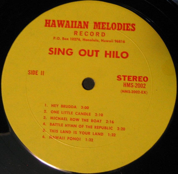 Sing Out Hilo : Sing Out Hilo (LP, Album)