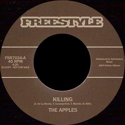 The Apples (2) : Killing (7", Single, Promo)