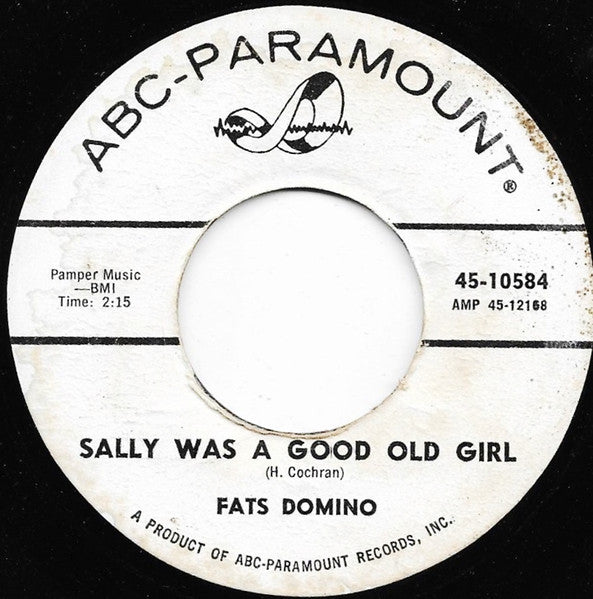 Fats Domino : For You / Sally Was A Good Old Girl (7", Single)