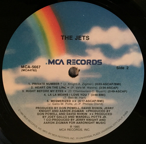The Jets : The Jets (LP, Album, Pin)