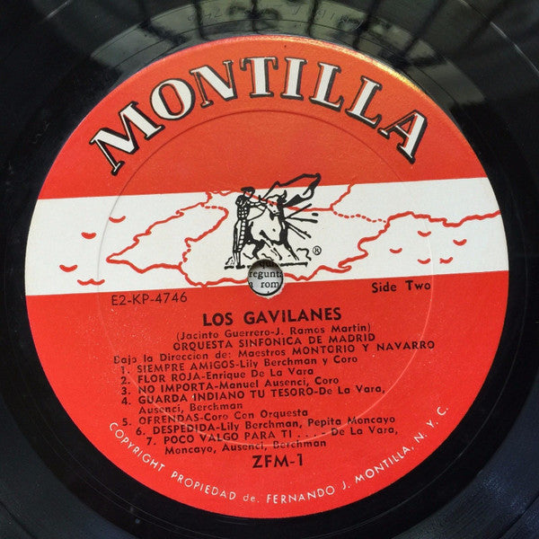 Jacinto Guerrero, José Ramos Martín : Los Gavilanes (LP, Album, Mono, Alt)