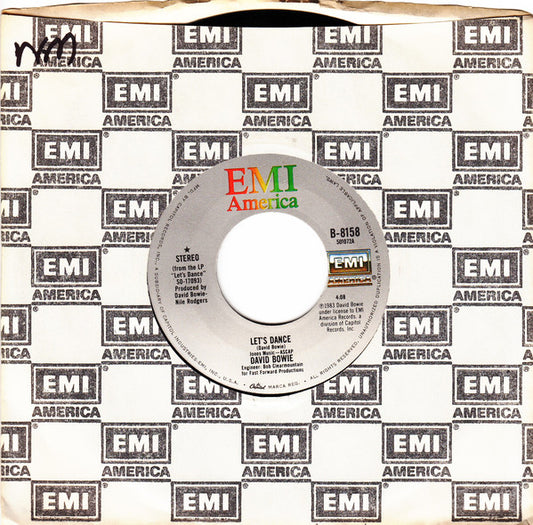 David Bowie : Let's Dance / Cat People (Putting Out Fire) (7", Single, Win)