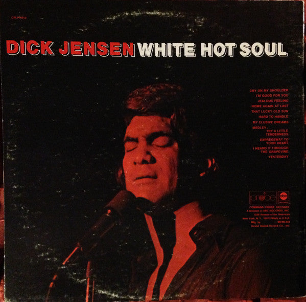 Dick Jensen : White Hot Soul (LP, Album)