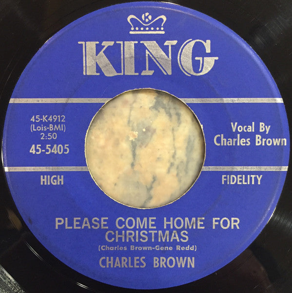Charles Brown / Amos Milburn : Please Come Home For Christmas / Christmas (Comes But Once A Year) (7", Single)