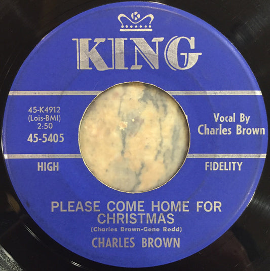 Charles Brown / Amos Milburn : Please Come Home For Christmas / Christmas (Comes But Once A Year) (7", Single)