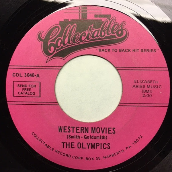 The Olympics / Jody Reynolds : Western Movies / Endless Sleep (7", Single, RE)