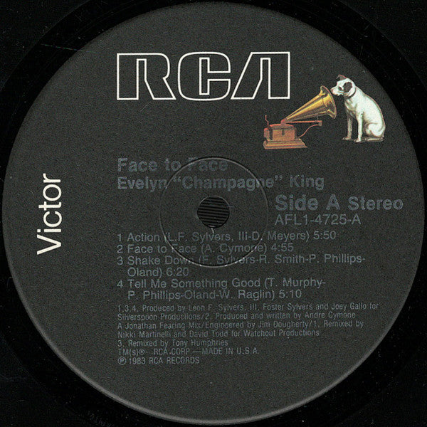 Evelyn King : Face To Face (LP, Album)