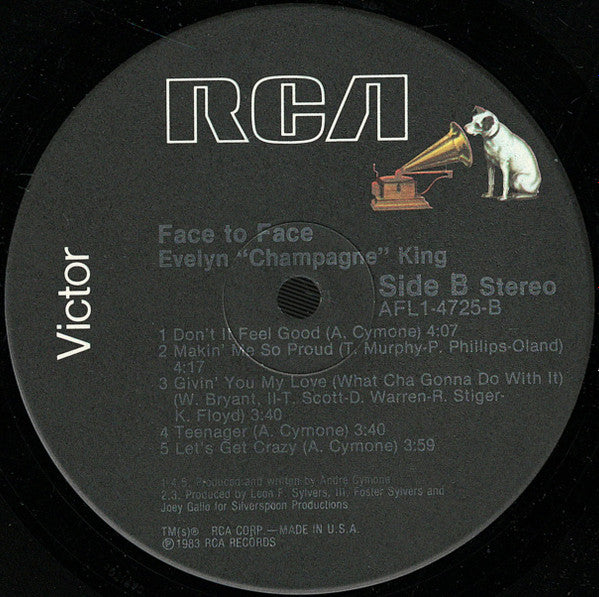 Evelyn King : Face To Face (LP, Album)