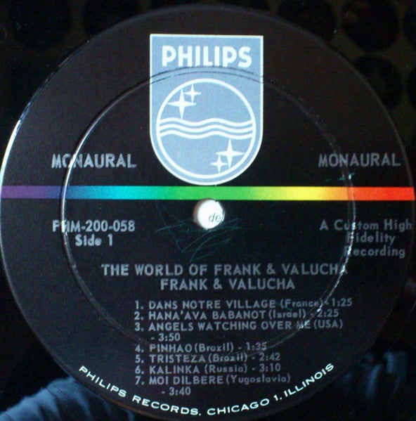 Frank Hamilton (3) & Valucha : The World Of Frank & Valucha (LP, Album, Mono)