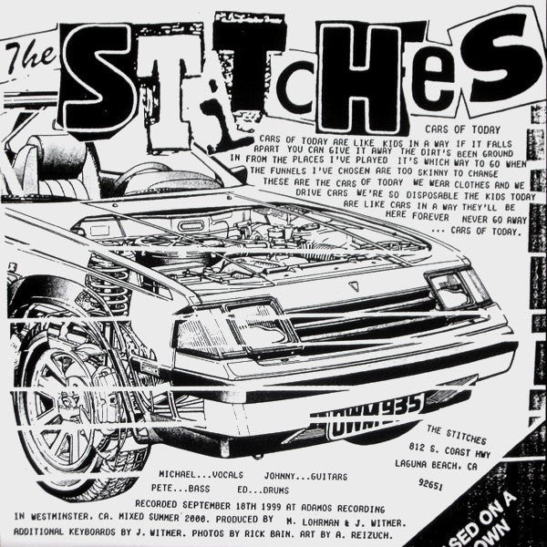 The Stitches / Le Shok : Cars Of Today / Telephone Disasters (7")
