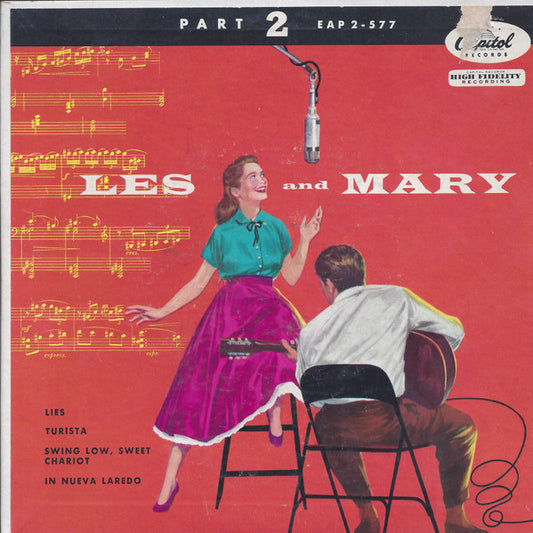 Les Paul & Mary Ford : Les And Mary (Part 2) (7")