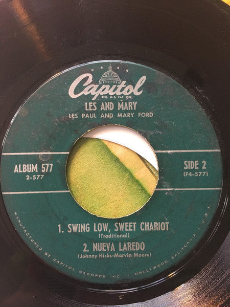 Les Paul & Mary Ford : Les And Mary (Part 2) (7")