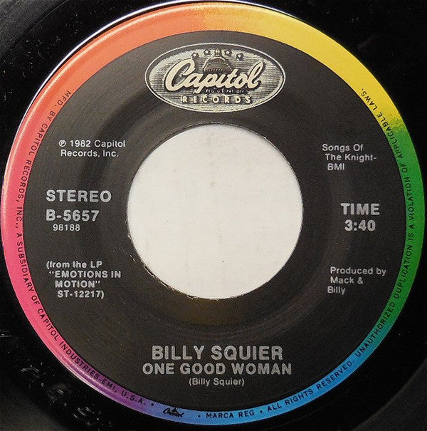 Billy Squier : Shot O' Love (7", Single, Spe)