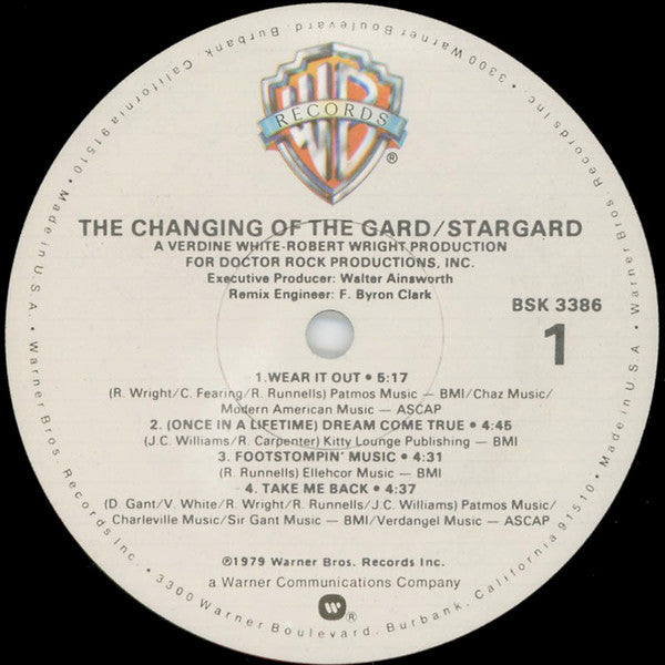 Stargard : The Changing Of The Gard (LP, Album, Mon)