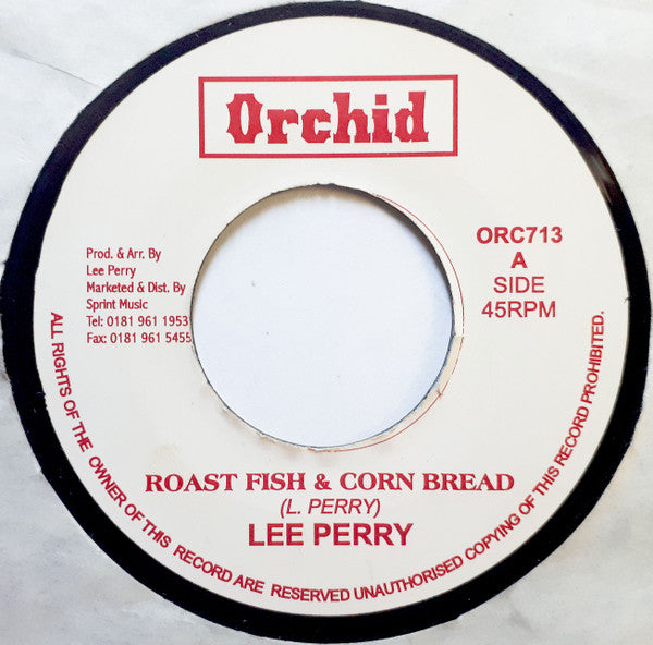 Lee Perry : Roast Fish & Corn Bread (7")