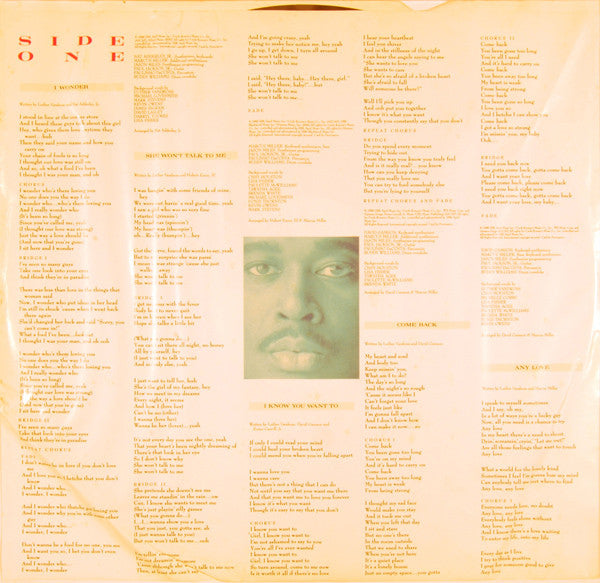 Luther Vandross : Any Love (LP, Album)