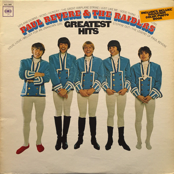 Paul Revere & The Raiders : Greatest Hits (LP, Comp, Mono)