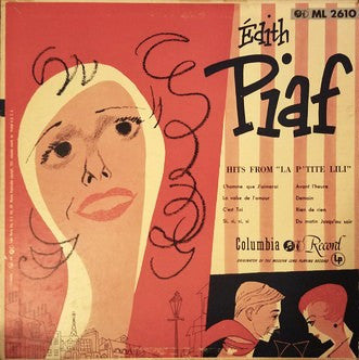 Edith Piaf With Orchestra Directed By Robert Chauvigny : Hits From "La P'tite Lili" (10", RP)