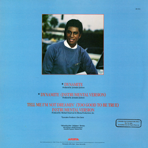 Jermaine Jackson : Dynamite (12", Promo)