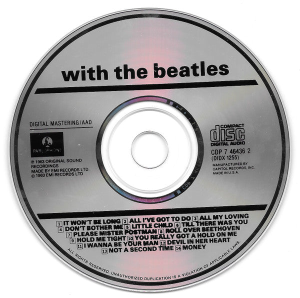 The Beatles : With The Beatles (CD, Album, RE, RM, Lon)