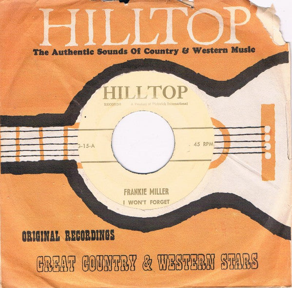 Frankie Miller (2) : I Won't Forget / I Can't Run Away (7", Single)