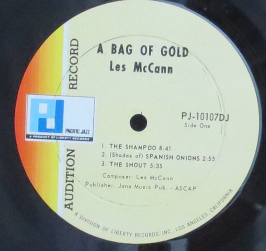 Les McCann : A Bag Of Gold (LP, Mono, Promo)