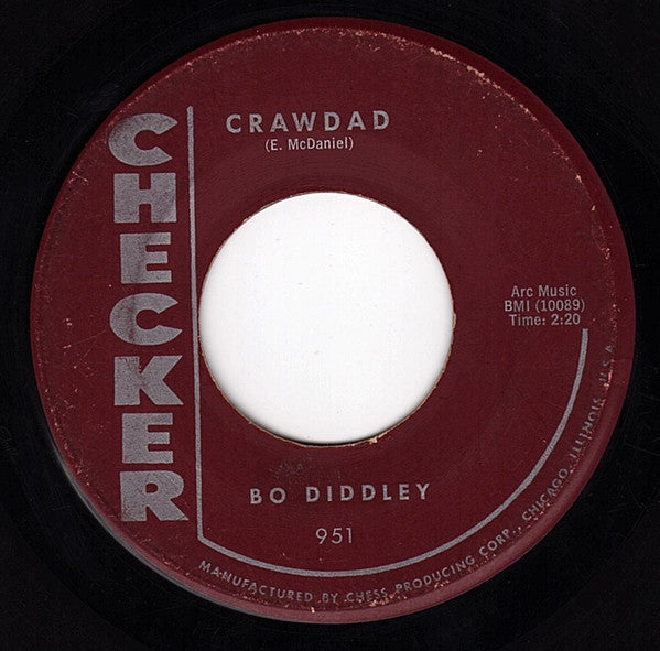 Bo Diddley : Walkin' And Talkin' / Crawdad (7", Single, Mon)