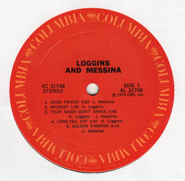 Loggins And Messina : Loggins And Messina (LP, Album, Ter)