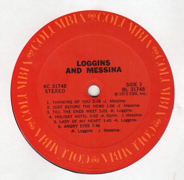 Loggins And Messina : Loggins And Messina (LP, Album, Ter)