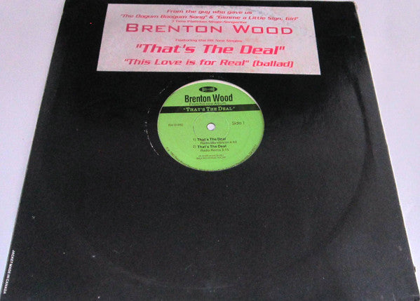 Brenton Wood : That's The Deal (12", Maxi)