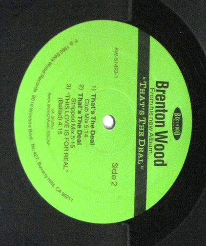 Brenton Wood : That's The Deal (12", Maxi)